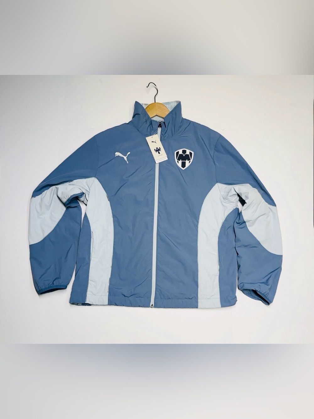 PUMA x KIDSUPER C.F. Monterrey Men's Reversible Soccer Windbreaker 606847_19 NWT